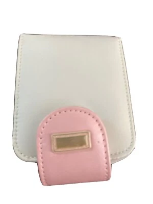 Двойной губная помада чехол держатель мини косметики косметический путешествий кожаный мешочек с зеркалом - Изображение 1 из 4