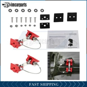 Hood Latch Locking Catch Buckle Fit for 2007-2017 JEEP Wrangler JK Unlimited Red - Picture 1 of 10