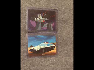Transformer 1985 Hasbro Series 1 cards…. MINT condition RARE