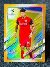 2020-21 Topps Chrome X Steve Aoki Dominik Szoboszlai Gold Refractor 15/50 RC