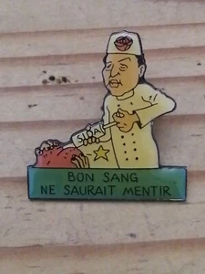 Pin's Pins Pin Enamel*Humour MÉDECINE FABUIS SANG "BON SANG NE SAURAIT MENTIR"  - Picture 1 of 2