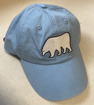 NEW Adams Cool-Crown Blue Unisex Leather Strap Adj  Baseball Hat - Image 1 of 4