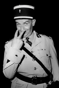 Retro Blechschild LOUIS DE FUNES 30 x 20 cm Film Metallschild Vintage (1746) - Bild 1 von 5