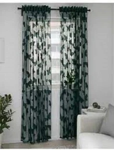 IKEA Nässelfjäril 2 Gardinenschals Schmetterlinge145x300cm NEU&OVP 100%Baumwolle - Bild 1 von 2
