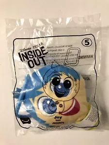 Disney/Pixar INSIDE OUT #5 JOY Plush w Clip McDonalds Happy Meal Toys 2020 NEW - Picture 1 of 2