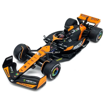 1:43 2024 F1 McLaren MCL38 Modelo Coche Vehículos Diecast Fórmula 1 Oscar Piastri 81 Foto 1 de 4