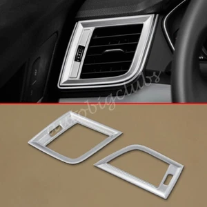 For Audi Q5 SQ5 2018-2020 Matte Chrome Front Side AC Vent Cover Trims Accessory - Picture 1 of 7