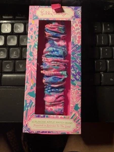 NIB Lilly Pulitzer FEATURED IN SPLENDOR IN THE SAND Scrunchie Apple Watch Band - Picture 1 of 4