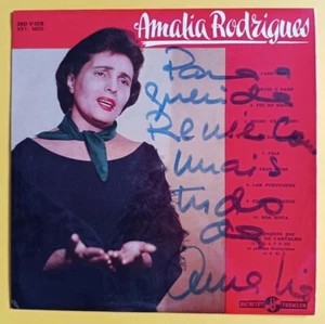 Amalia Rodrigues (1920-1999) - Portuguese fadista - Rare signed 10'' LP - COA - Picture 1 of 3