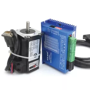 【US】 2N.m Nema 23 servo-passo motore passo-passo a circuito chiuso kit router CNC + driver ibrido - Foto 1 di 6
