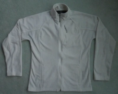 Black Diamond Women's Softshell Fleece Jacket Size Small White Zip Pocket ~ EUC - Image 1 of 4