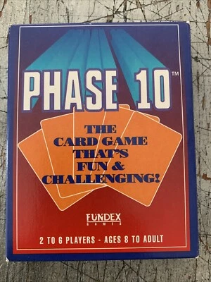 Vintage PHASE 10 CARD GAME BY FUNDEX 1992 Complete With Instructions - Image 1 of 2