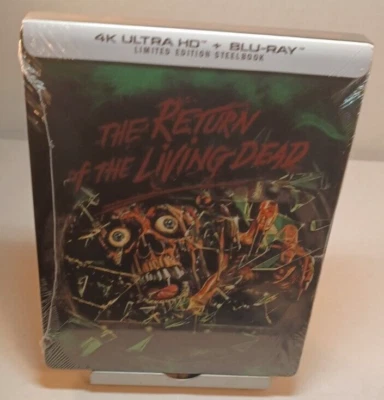 Return of the Living Dead Steelbook (4K/Blu-ray) NEW-Box Shipping with Tracking - Image 1 of 4