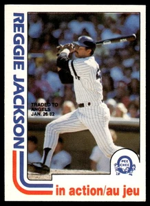 1982 O-Pee-Chee Reggie Jackson California Angels #301 - Picture 1 of 2