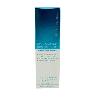 Colorescience Total Protection Sheer Matte SPF 30 Sunscreen 0.15 Oz - FAST SHIP - Image 1 of 4