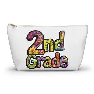 2nd Grade Accessory Pouch, Back to School Supplies Tote Bag, Kids Organization - Picture 1 of 10