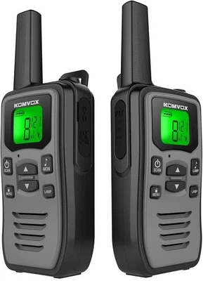 Professional Walkie Talkies for Adults, Rechargeable PMR Two Way Radios 10km - Image 1 of 4