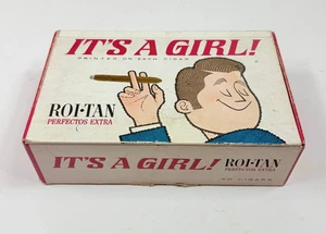 Vintage It's A Girl! Caja de cigarros extra Roi Tan Perfectos - Imagen 1 de 7