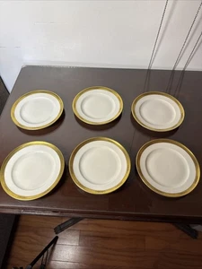 RARE Hutschenreuther 76444 Juwel Set Of 6 Bread Plates Pristine! - Picture 1 of 14