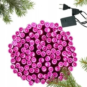 Weihnachten LED Lichterkette 300 LED – ca. 24m – Pink – Außen & Innen – Neu! - Bild 1 von 3