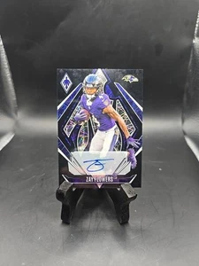 2024 Panini Phoenix Zay Flowers BLACK LAZER Auto #150 - Ravens - Bild 1 von 2