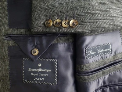 Zegna Couture Blazer 54R/44R кашемир 100% отличном состоянии куртка спортивное пальто - Изображение 1 из 4