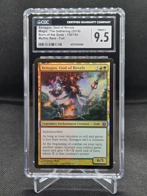 MTG Born of the Gods Foil Xenagos, God of Revels 156/165 CGC Mint+ 9.5 - Image 1 of 2