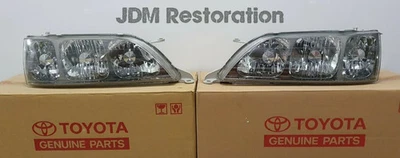 Toyota Jzx100 Cresta S2 HID Roultant G Headlight Set OEM Genuine New - image 1 of 3