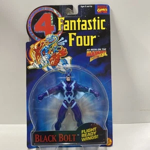 Figura de acción vintage 1994 Marvel Fantastic Four Black Bolt Toy Biz sellada - Imagen 1 de 8