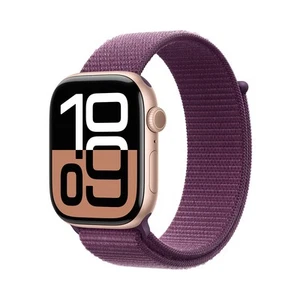 Apple Watch Series 10 42 mm GPS cassa oro rosa Plum Loop MWWK3LW/A scatola aperta - Foto 1 di 6