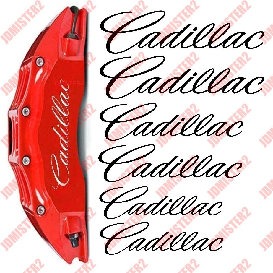 Cadillac Brake Caliper Decal Escalade CTSV CTS Cadillac Vinyl Sticker -Any Color - Image 1 of 1
