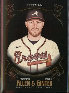 Freddie Freeman - 2021 Topps Allen & Ginter X #68 Atlanta Braves - Picture 1 of 2