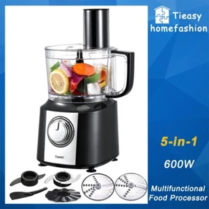 Kitchen Food Processor Blender 5-in-1 Chef Machine 2L 600W Chopper Juicer Mixer - Picture 1 of 15