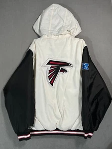 Atlanta Falcons Reebok Vtg NFL Football Winter Sports Hoodie Jacket Coat -M - Picture 1 of 22