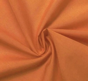 Orange Cotton Fabric 45” Width Sold By The Yard - Picture 1 of 1