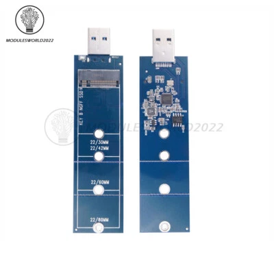 USB Adapter M.2 SSD to USB 3.0 Adapter NGFF SATA B/B+M Key M2 SSD 5 Gbps - Image 1 of 4