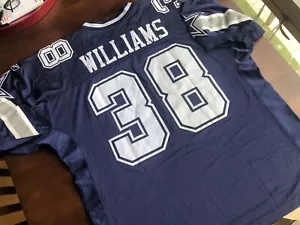 100% Authentic REEBOK Pro Cut R. Williams RARE #38 DALLAS COWBOYS Jersey Size 52 - Picture 1 of 11