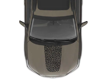 Leopard Print Blackout Hood Vinyl Decal Sticker Fits Subaru Outback 2010-2023 - Image 1 of 4