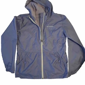 COLUMBIA GIRLS JACKET Size Large (14-16) Windbreaker Style Purple  - Picture 1 of 5