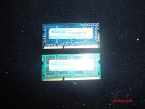 EDGE 8G(2X 4GB) PC3 128000 DDR3 1.5v Laptop SODIMM 42548-1 4GN622R08 - Picture 1 of 3
