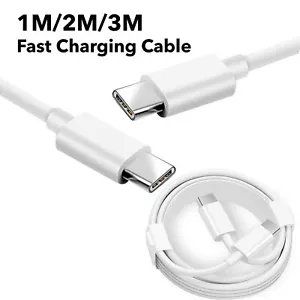 FOR SAMSUNG GALAXY TYPE C TO C S23 S22 ULTRA SUPER FAST USB C CHARGER CABLE - Picture 1 of 18