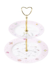 Sailor Moon Cosmos Afternoon Tea Teller Tablett Usagi Set 3 Münzen Zusammenarbeit - Bild 1 von 6