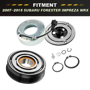 A/C AC Compressor Clutch Assembly Kit For Subaru Forester Impreza 2.0L WRX 2.5L - Picture 1 of 8