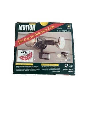 Kit de reflector doble sensor activado por movimiento modelo Regent MS20 exterior (D) Foto 1 de 4