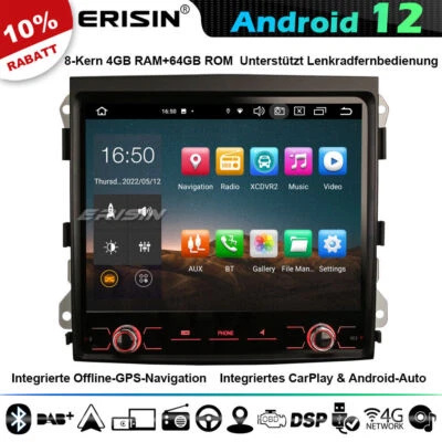 8.4" IPS 8-Kern Android 13 Autoradio GPS Navi Für PORSCHE CAYENNE CarPlay BT 5.0 - Bild 1 von 4