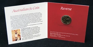 Royal Australian Mint 1984 Uncirculated Australian $1 Kangaroo Coin - B2611 ES - Picture 1 of 6