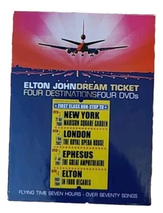 Elton John - Dream Ticket: NY, London, Ephesus, Elton In 4 Decades w/ Booklet - Imagen 1 de 15