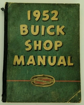 Manual de taller de servicio original 1952 Riviera Super Roadmaster reparación especial Foto 1 de 2