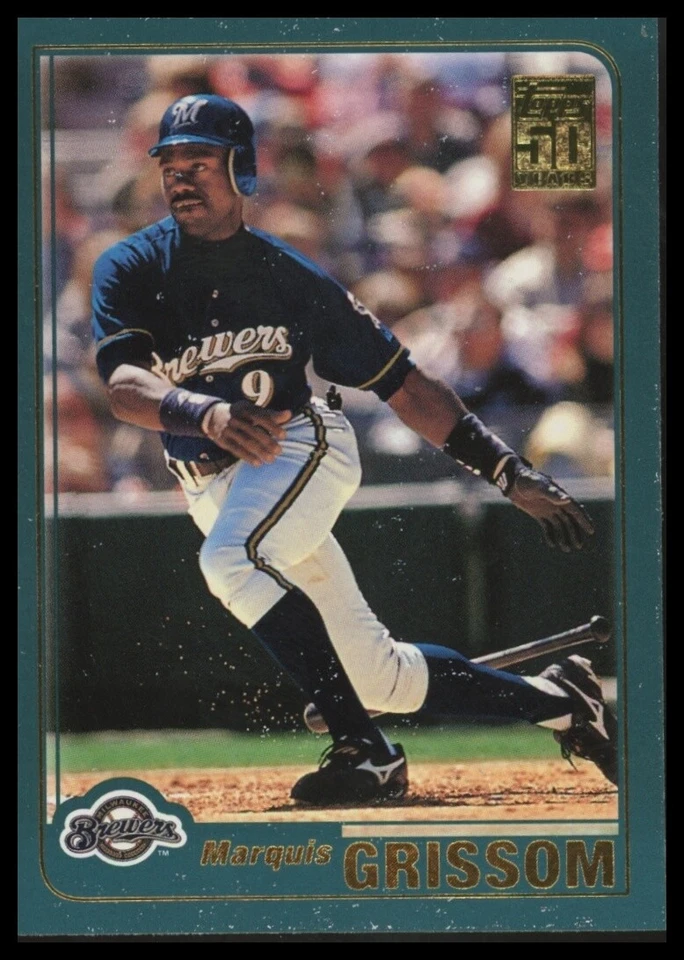 2001 Topps #38 Marquis Grissom Milwaukee Brewers - Image 1 of 1