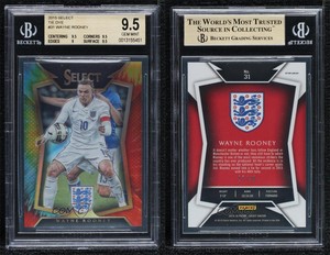 2015-16 Panini Select Tie-Dye Prizm /30 Wayne Rooney #31.1 BGS 9.5 GEM MINT